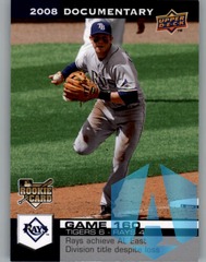 2008 Upper Deck Documentary Tampa Bay Rays #4791 Longoria Rookie